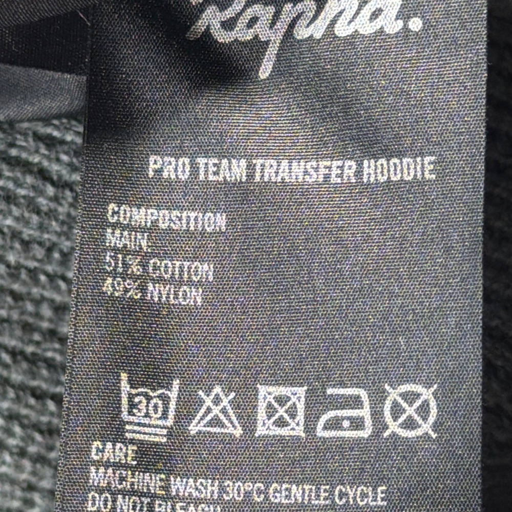 Rapha Pro Team Transfer Hoodie Men Large Slim Fit Sage Green Cycling Athleisure - Picture 7 of 9